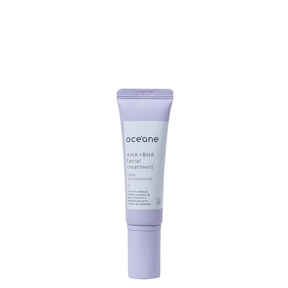 Creme Rejuvenescedor Lavável Aha Bha Facial Treatment 50ml Não