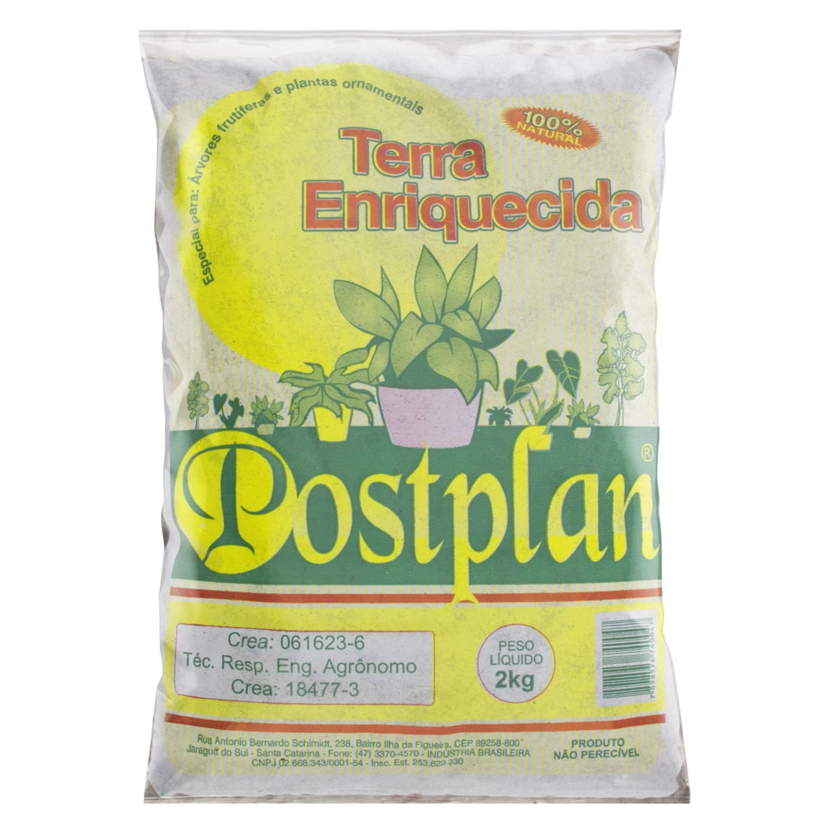 Terra Enriquecida Postplan Pacote 2kg