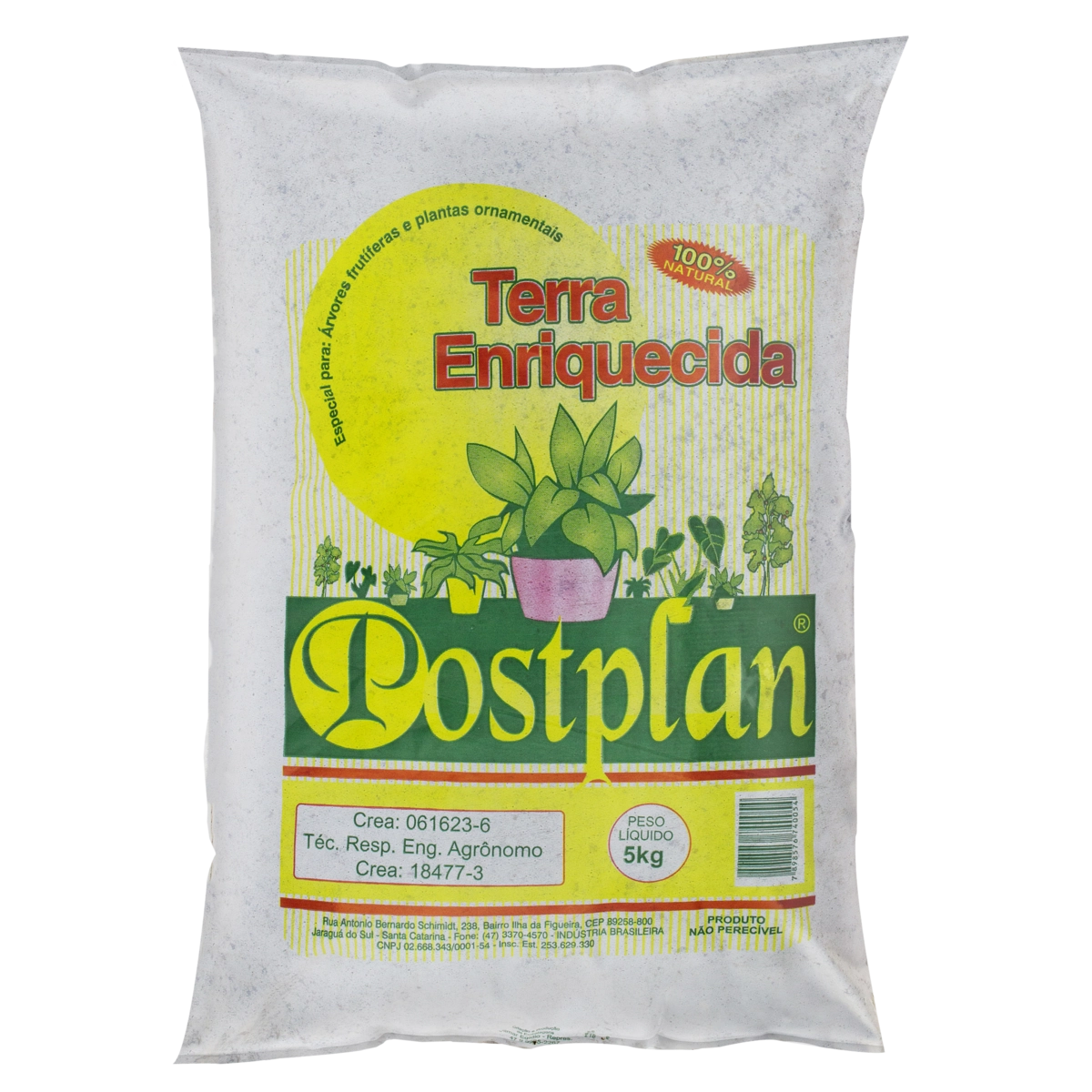 Terra Enriquecida Postplan Pacote 5kg