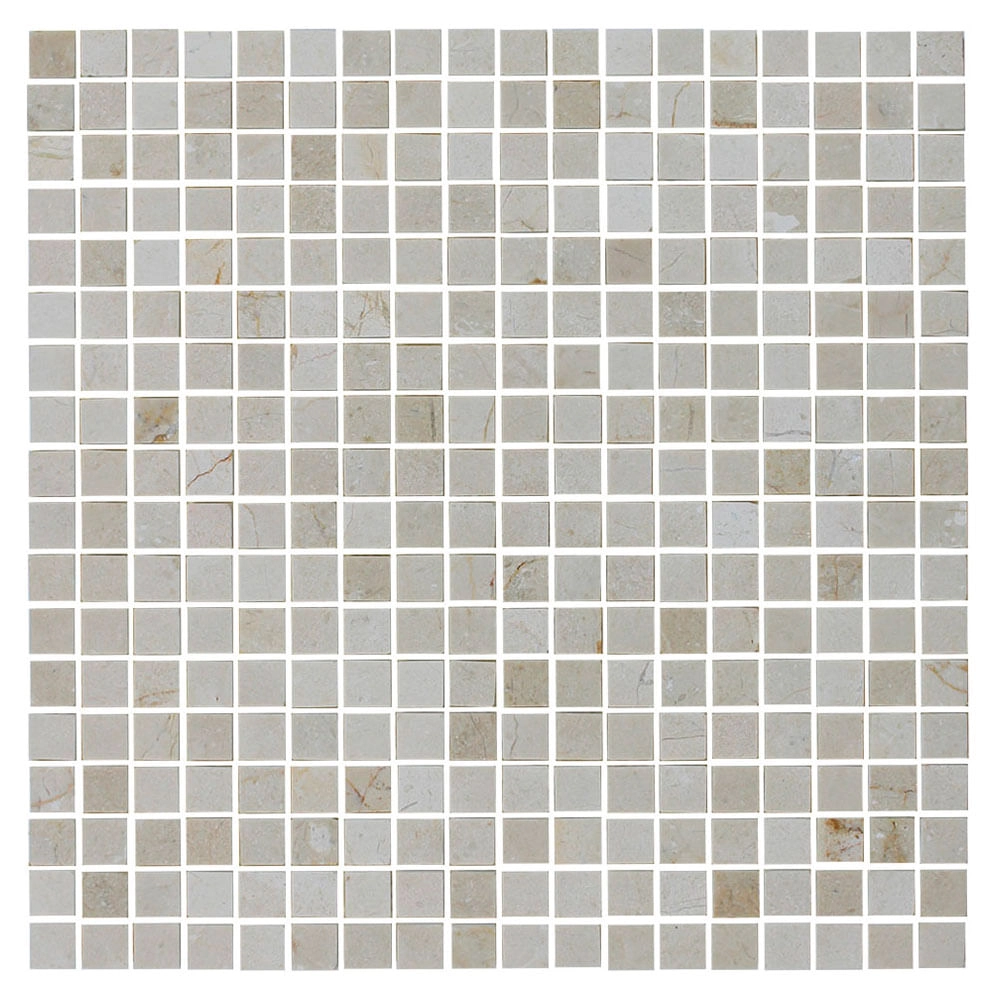Pastilha De Pedra Natural Crema Marfil 1,5x1,5 Placa 30x30cm - 1314004003