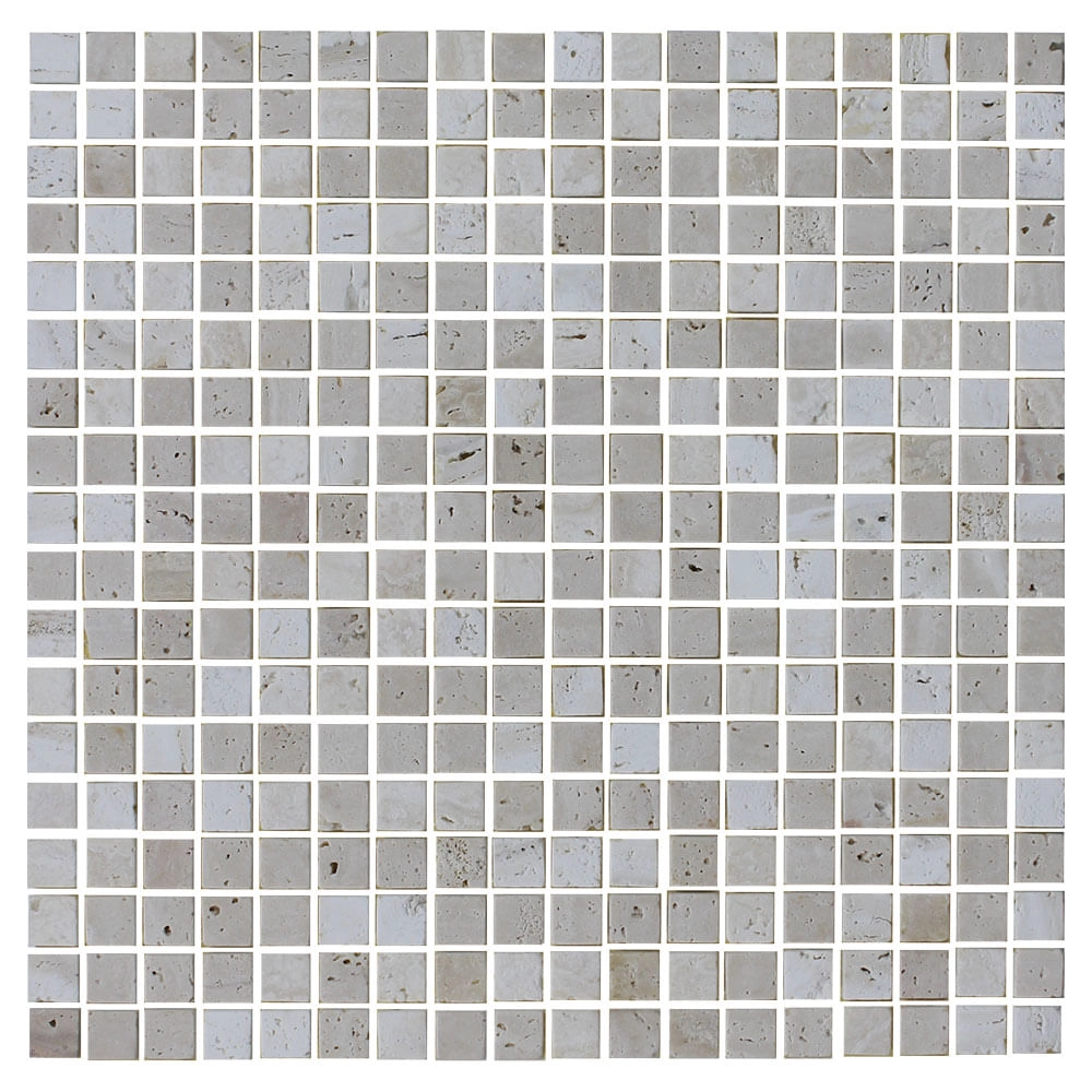 Pastilha De Pedra Natural Travertino 1,5x1,5 Placa 30x30cm - 1314004006