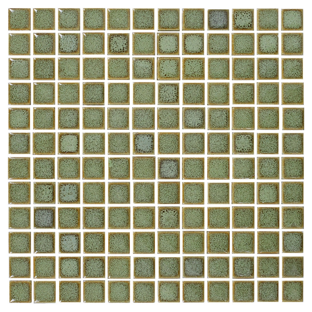 Pastilha Cerâmica Nefertiti Avocado 2x2 Placa 30x30cm - 1012020010