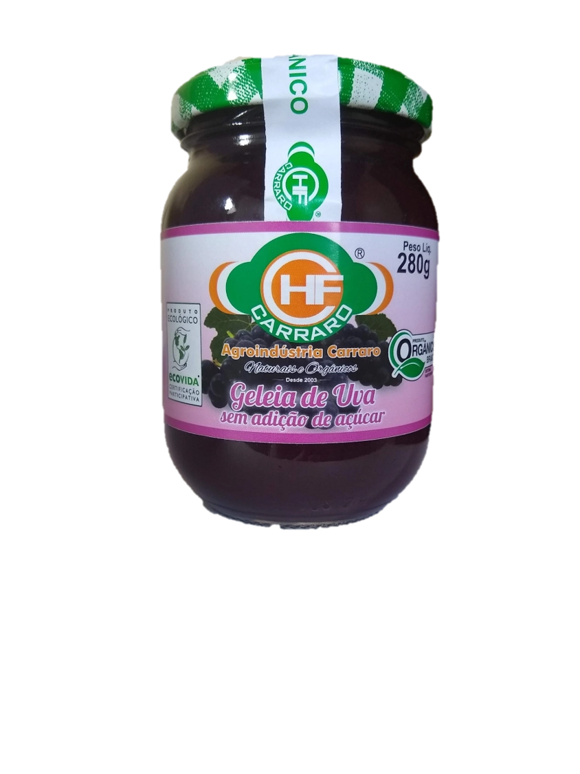 Geléia De Uva Sem Adição De Açucar 280g Horti Fruti Carraro