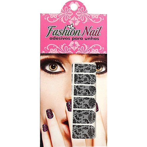 Película Adesiva Fashion Nail Renda