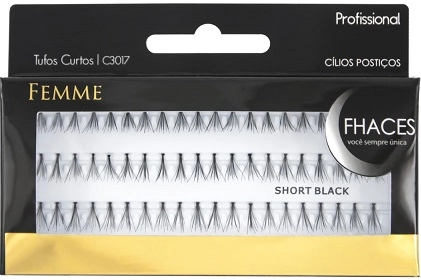 Cilios Posticos Fhaces Tufos Curtos C3017 1un