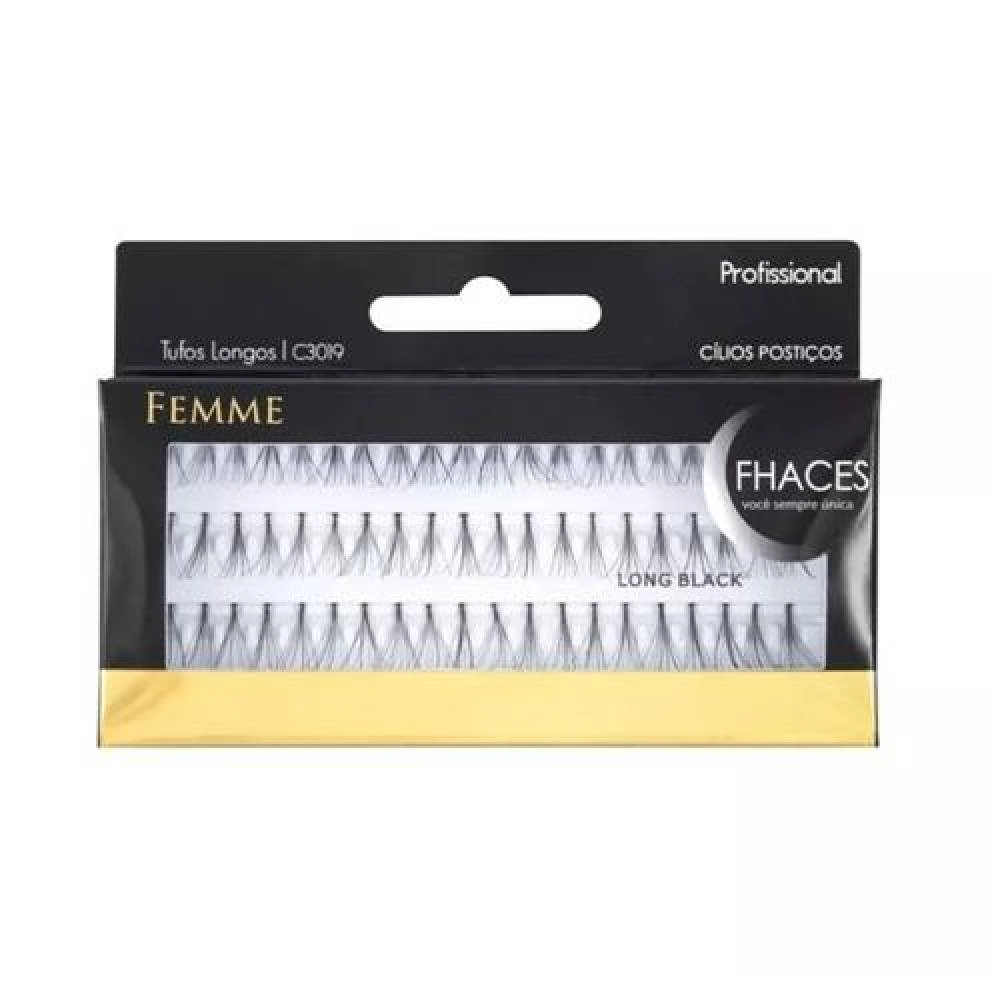 Tufos Longos Para Cílios Postiços Femme C3019 Fhaces