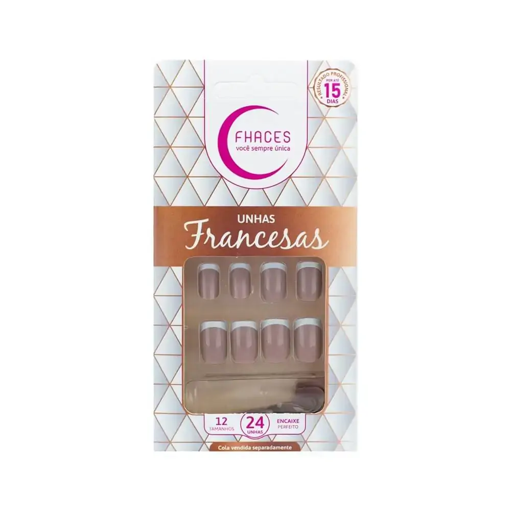 Unha Postica Fhaces Nude Francesa 28un