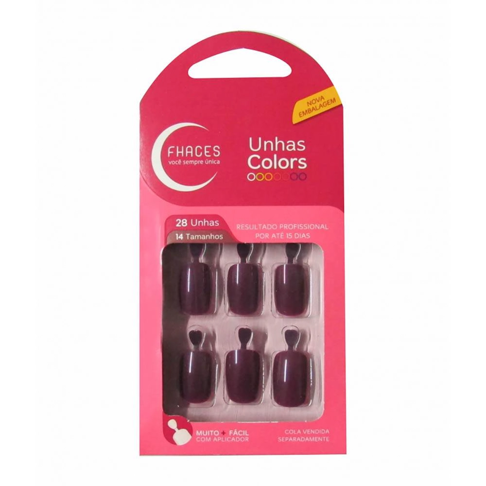 Unha Postica Fhaces Camuflado Colors 28un