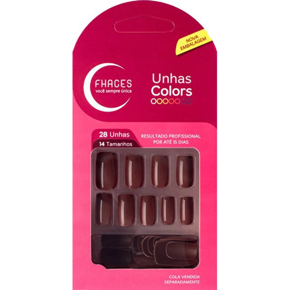 Unha Postica Fhaces Calde De Chocolate Colors 28un