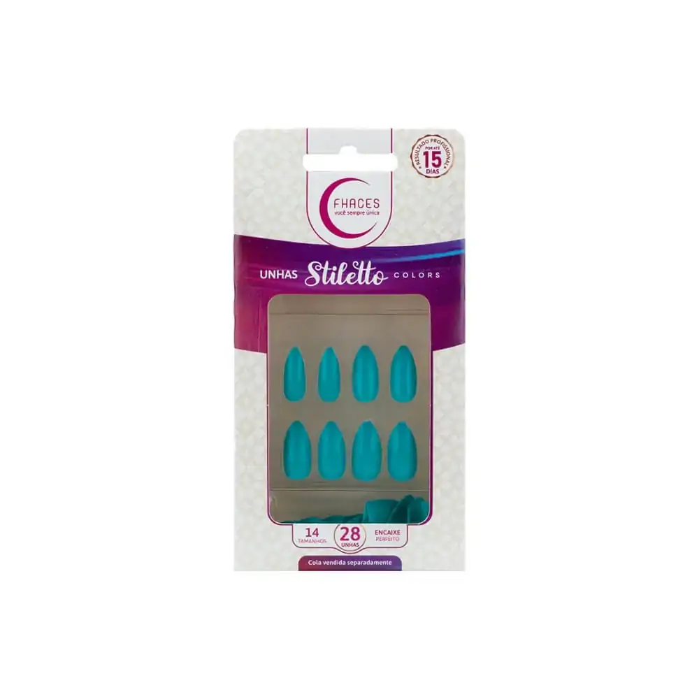 Unhas Fhaces Stiletto Tiffany