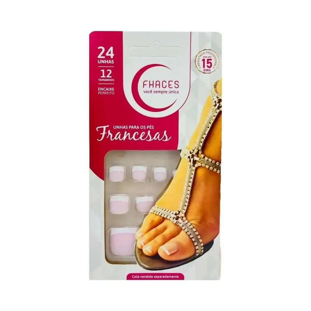 Unhas Fhaces P/pes Color Francesa