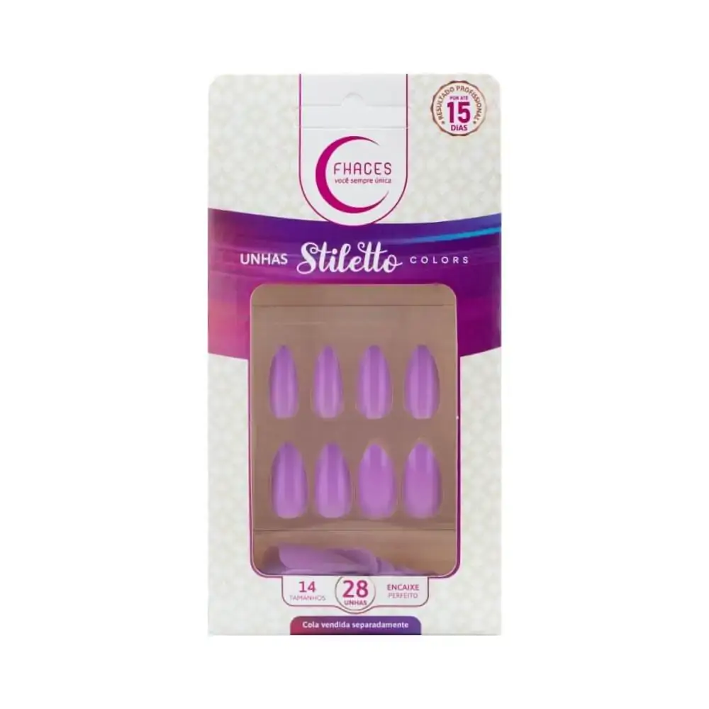Unhas Postica Fhaces Stiletto Colors