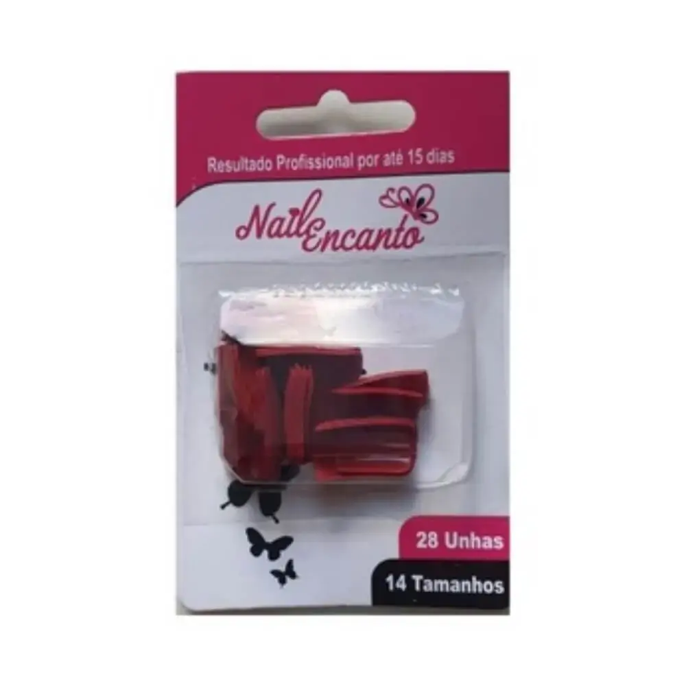 Unha Nail Encanto 28 Unidades