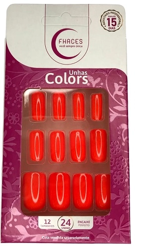 Unhas Fhaces Colors Neon C/24 Summer