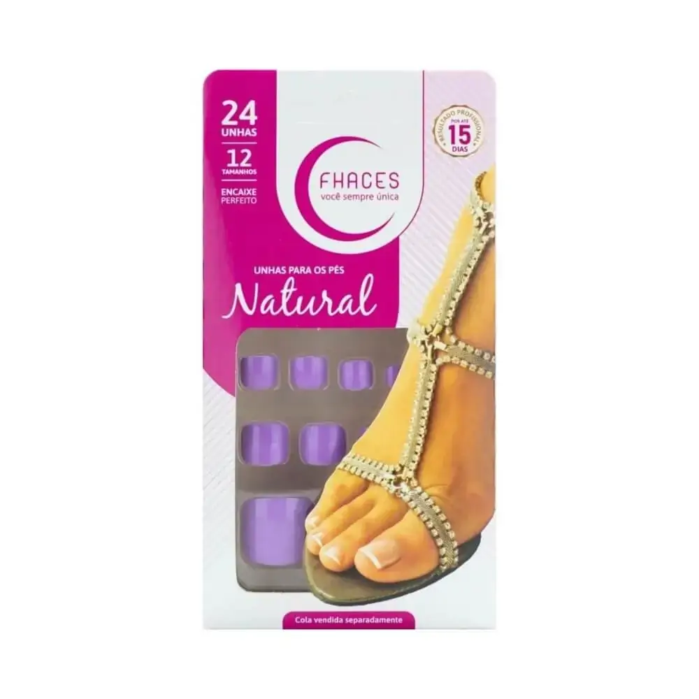 Unhas Fhaces P/pes Color Lilas