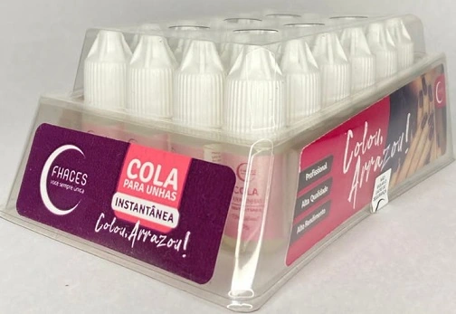 Cola Fhaces P/unha Posticas 3gr Display C/24