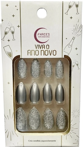 Unhas Fhaces Viva O Ano Novo C/36 Look De Revellion