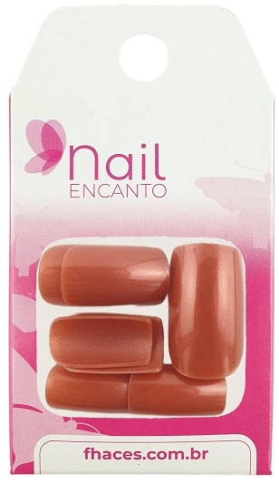 Unhas Fhaces Nail Encanto C/28 Bronze Praia