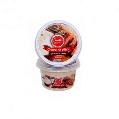 Creme De Alho Sampper Gourmet Com Pimenta Suave 200g