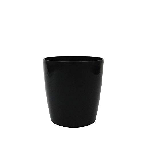 Vaso Orquidea 15x16cm Preto. Un
