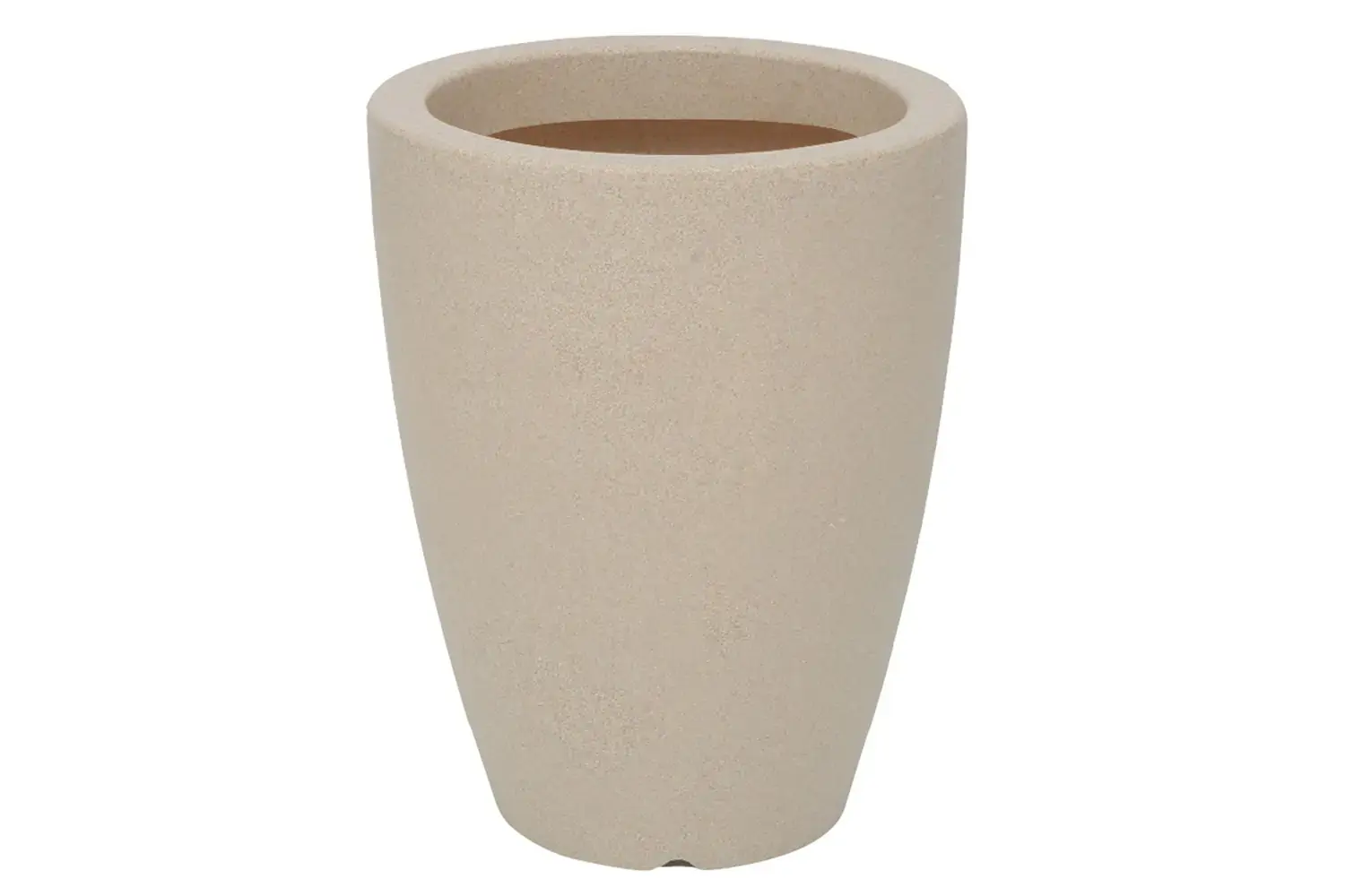 Vaso Malta Cone Granito Areia 25x32cm