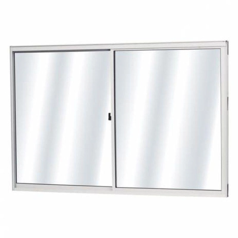 Janela De Correr 2 Folhas Móveis Mgm Branco - 100x120