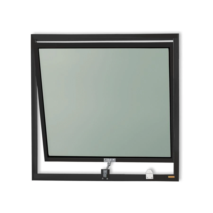 Janela Maxim Ar De Alumínio Classic Preto - 80x60