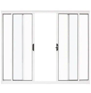 Janela De Alumínio 04 Folhas Fit Branca - 100x150