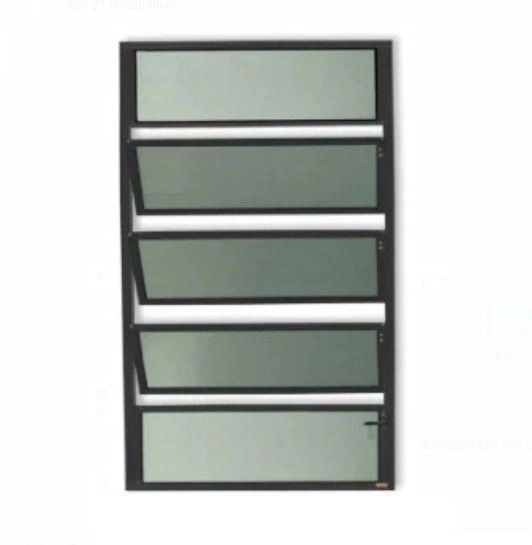 Vitro Basculante Em Alumínio Classic Preto - 100x40