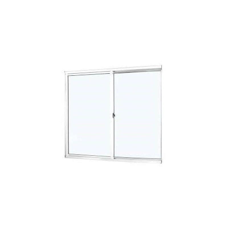 Janela Wc De Alumínio 02 Folhas Fit Branca - 40x40