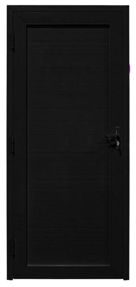Porta Lambril America Com Fechadura Preto Maxx E - 210x120