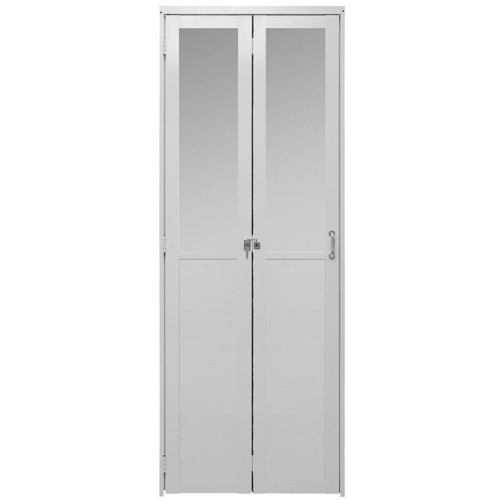 Porta Camarão De Alumínio Lambril C/vidro Branco E - 210x60