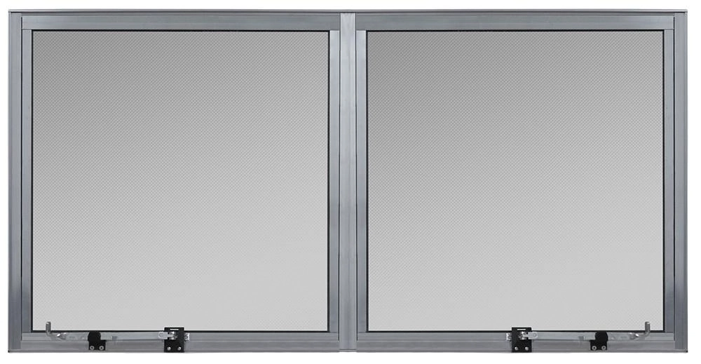 Maxim Ar 2 Seções Em Alumínio Classic Brilhante - 60x120