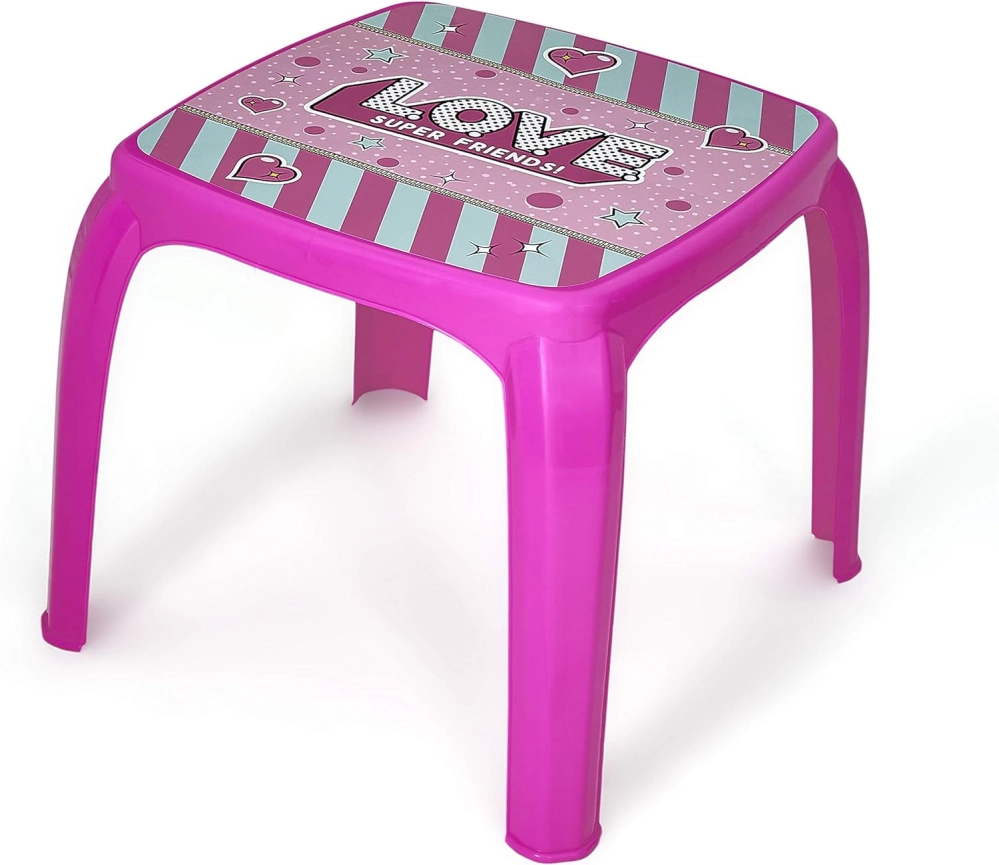 Mesa Infantil Decorada Love Us