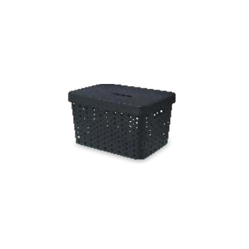 Cesto 17l C/tampa Preto
