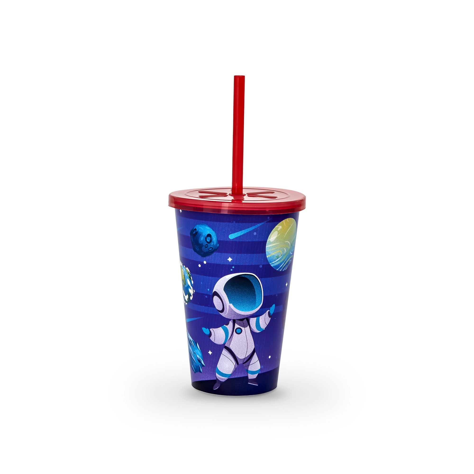 Copo Plast C Tpa E Canudo 550ml Astron