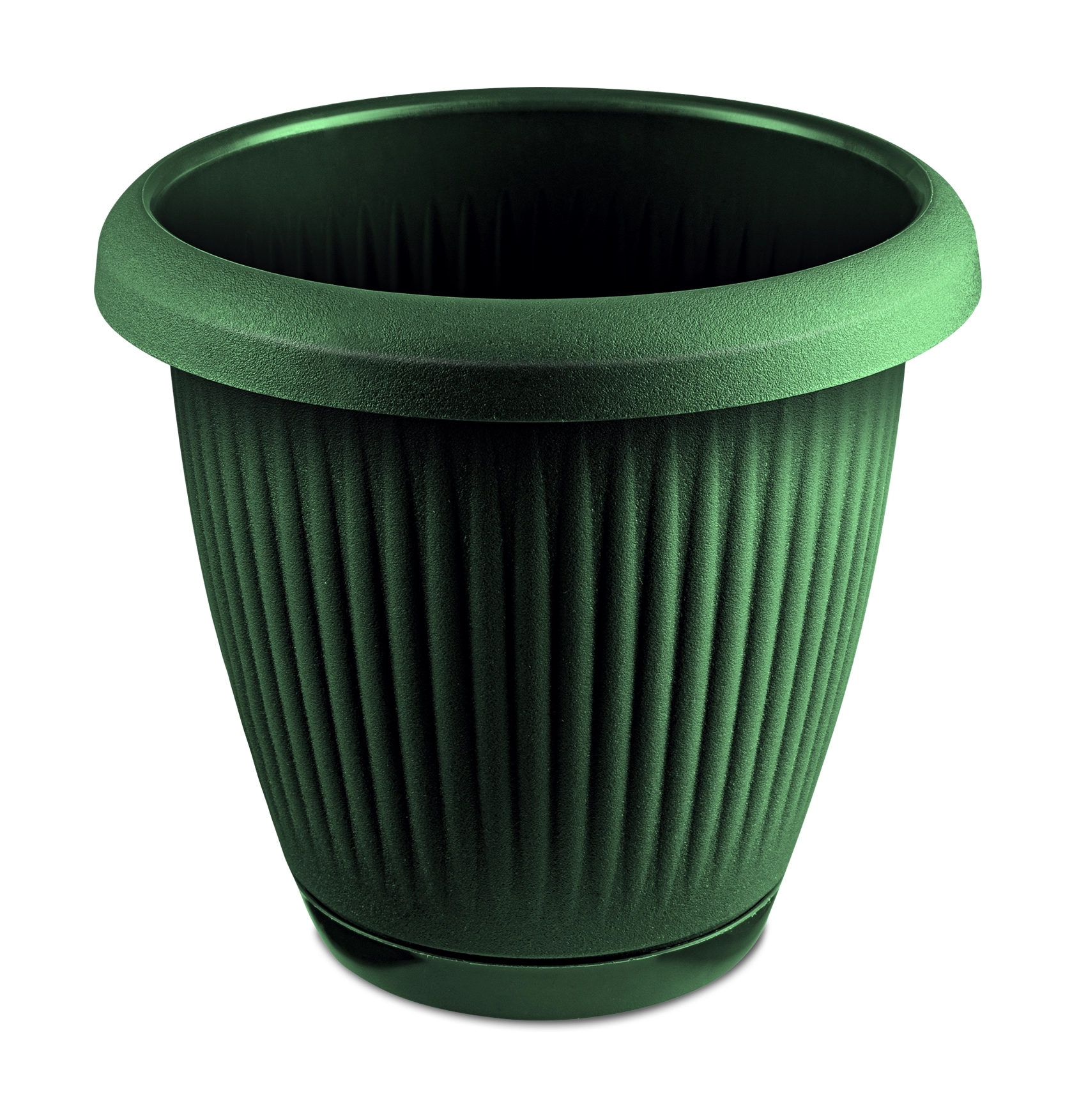 Kit Vaso Canelado Redondo Prato 0,8l Verde 991 Usual