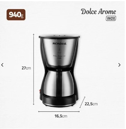 Cafeteira C 34ji 15x 110v Jar In Mondial