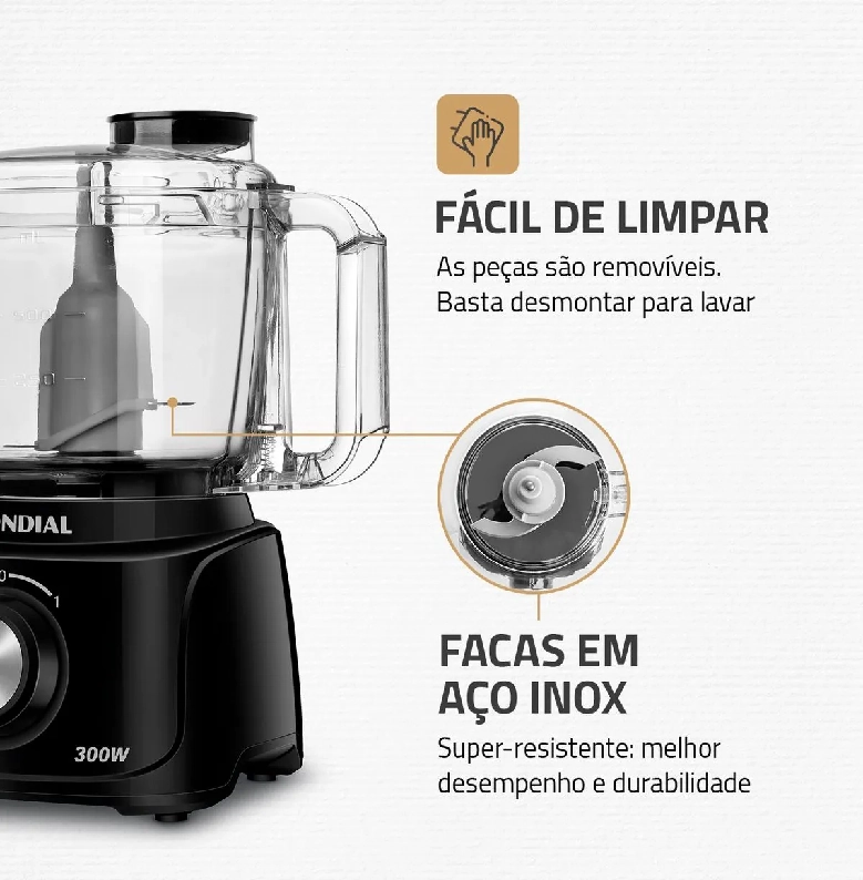 Mini Processador Mp16b 110v Mondial