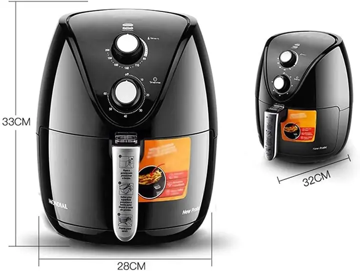 Frit Mondial Air Fryer Af36fb 3,6l Pt 110v