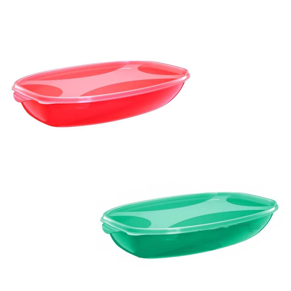 Pote Retangular Top Pratic 4,2l C/ Tampa