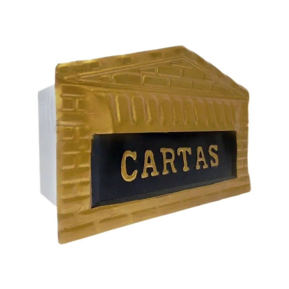 Caixa Correio Tijolinho Aço Carbono 15x25x12cm