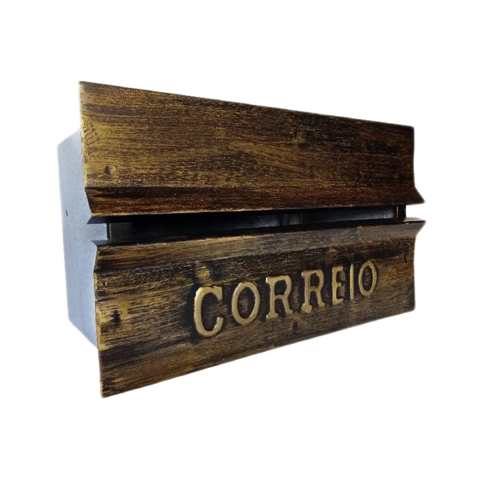 Caixa Correio Popular Chapa 12x20x10cm