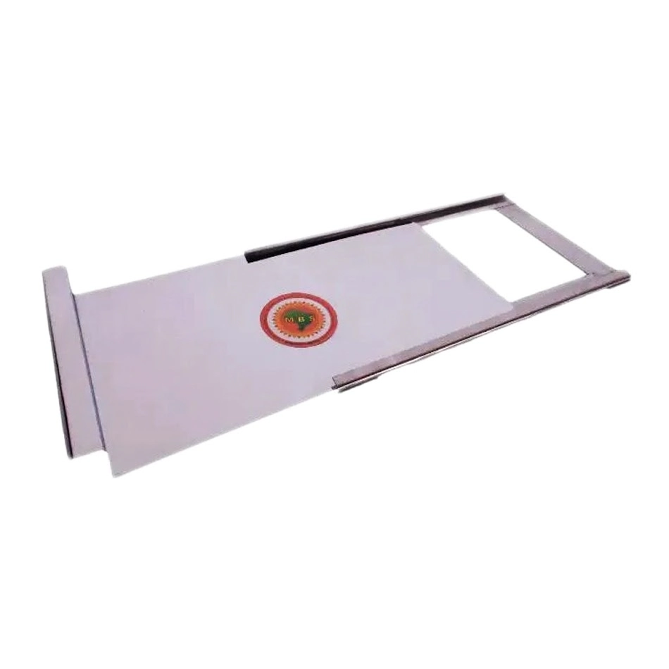 Registro Para Fogão A Lenha Em Chapa De Inox 0 15mm 30x15cm