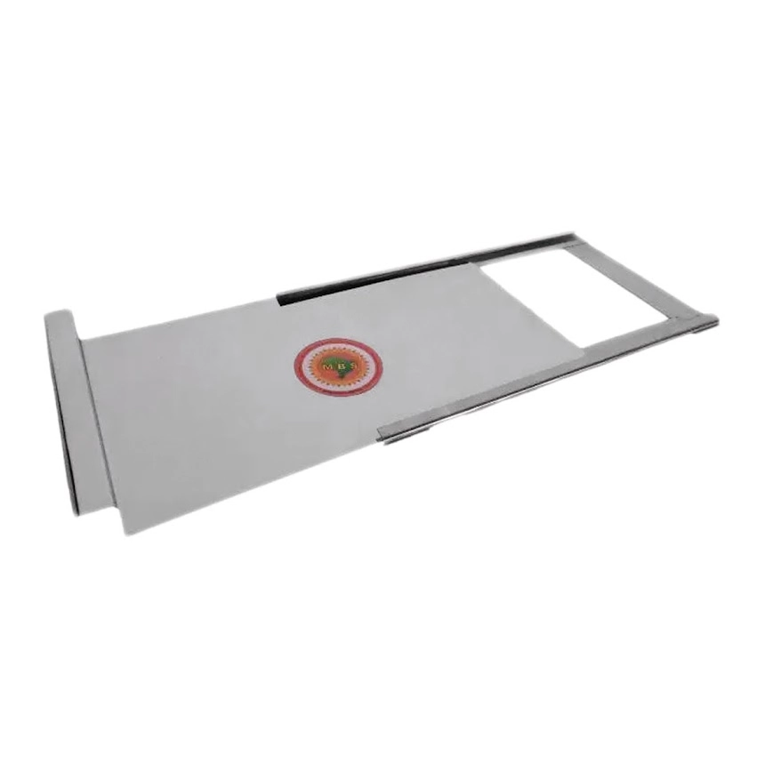 Registro Para Fogão A Lenha Em Chapa De Inox 0 20mm 30x23cm