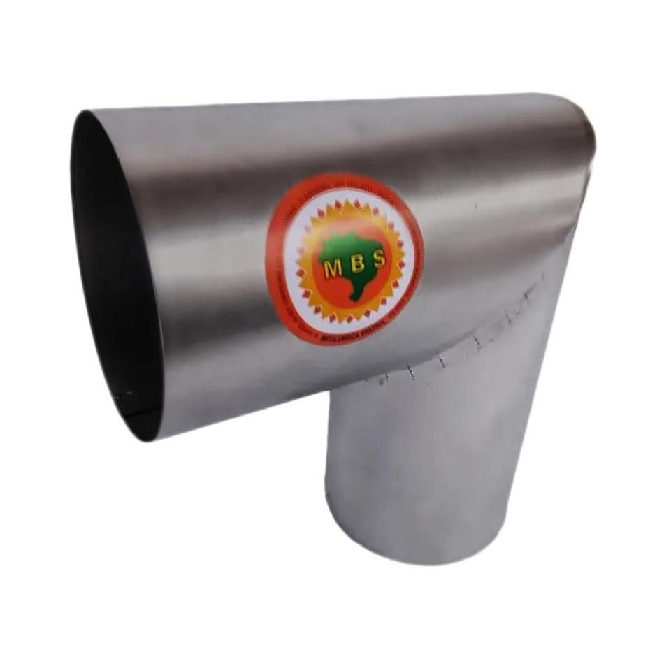 Joelho Para Tubo De Chaminé Inox Diâmetro 10cm
