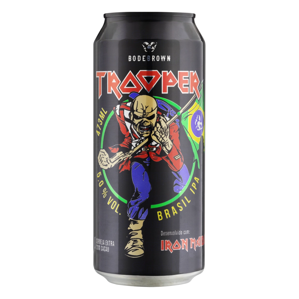 Bodebrown Trooper Brasil IPA Lata 473ml