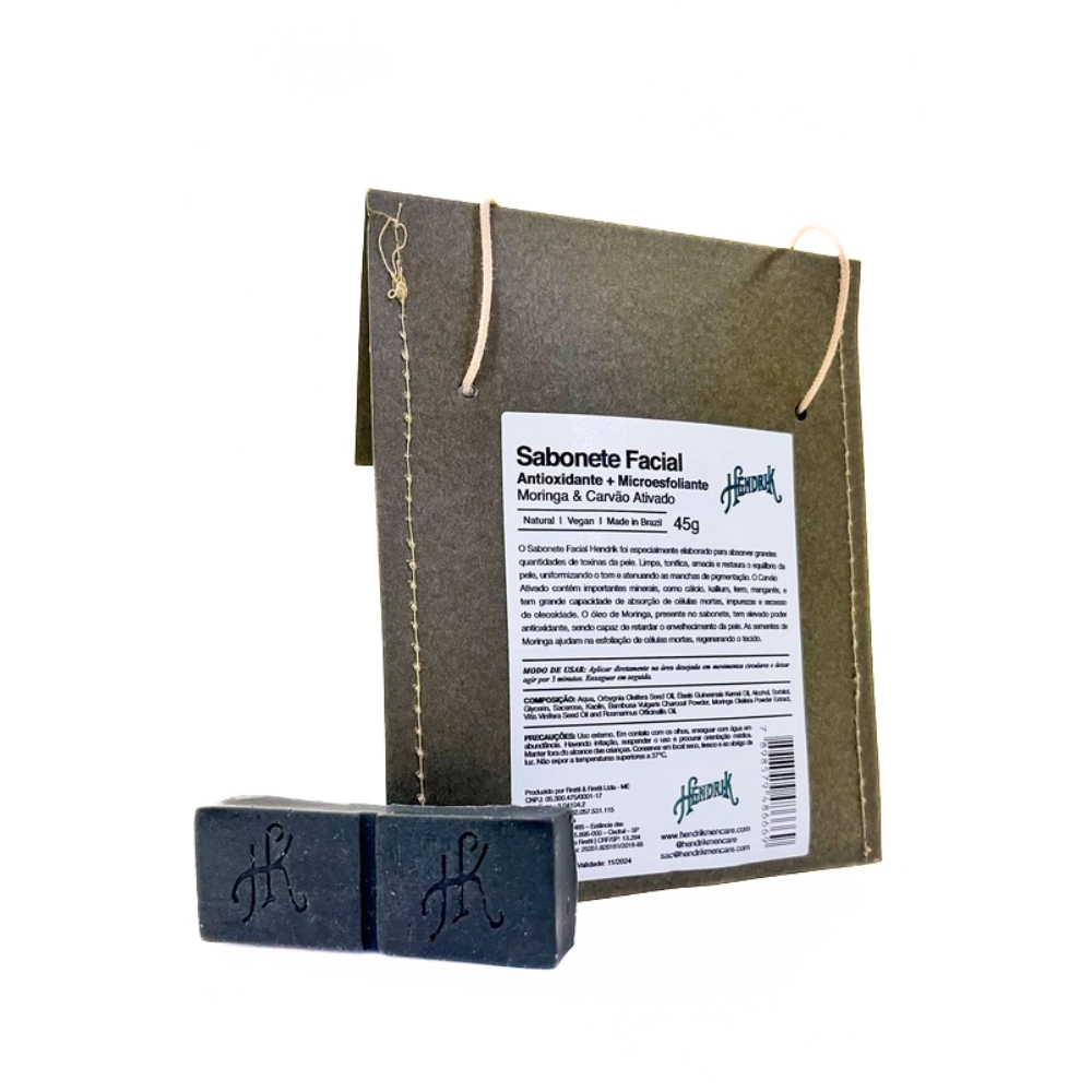 Sabonete Facial Hendrik Antioxidante E Microesfoliante 45g