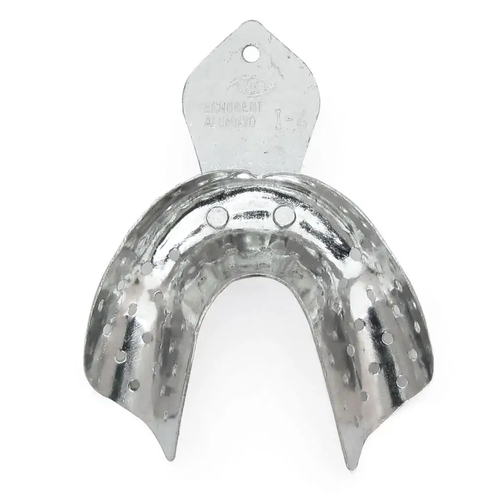 Moldeira Avulsa Perfurada Adulto Inox I-4 - Tecnodent