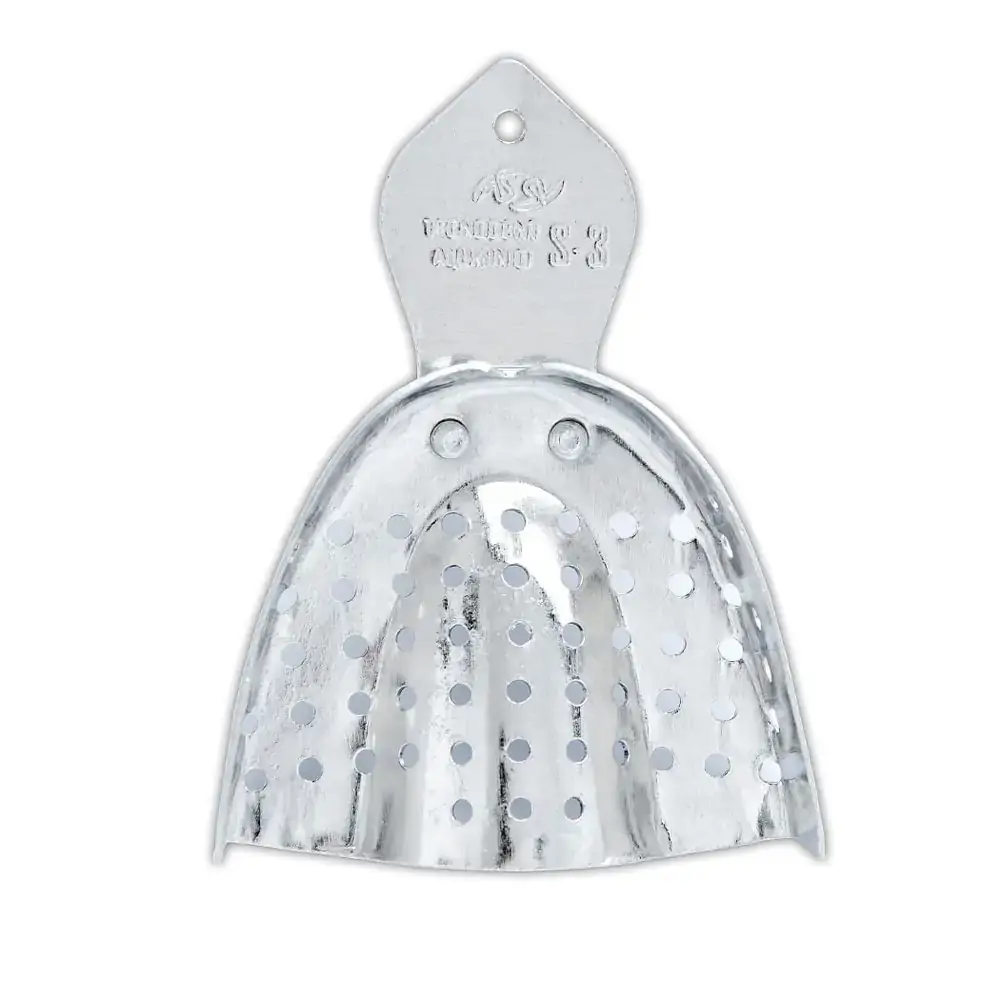 Moldeira Total Perfurada Adulto Alumínio - Tecnodent - 25.9719